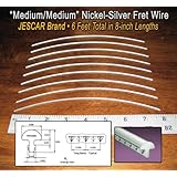 Guitar Fret Wire - Jescar Nickel-Silver Medium Gauge - Six Feet