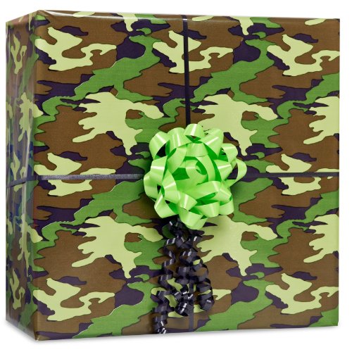 Amscan - Camouflage Gift Wrap Kit