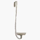 Classic Sconce, Top Mount Pot Holder - White