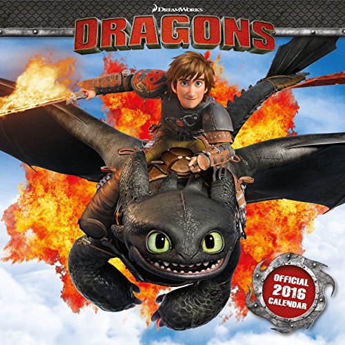 The Official How to Train Your Dragon 2016 Square Calendar