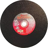 SAIT 24034 12-Inch x 3/32-Inch x 1-Inch 5100 Max RPM Type 1 EZ-Chop Saw Wheel - 10 Pack