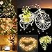 Accmor Indoor/Outdoor Led String Lights - USB Bedroom Copper Decorations for Father's Day - with USB Cable, Remote Controller, UL Certified Power Adapter - 33ft /100 LEDs, Warm White