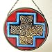 Kells Celtic Cross in Stained Glass