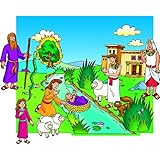 Beginners Bible - Moses Flannelboard Figures - Pre-Cut