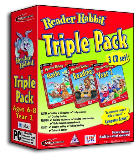 Reader Rabbit Triple Pack - Maths/Reading/Thinking 6 - 8 years