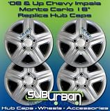 63021 Series 16 5 Spoke Impala / Monte Carlo Replica Hub Caps