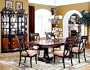 7pcs Renes Two-Tone Formal Dining Table and Chairs Set