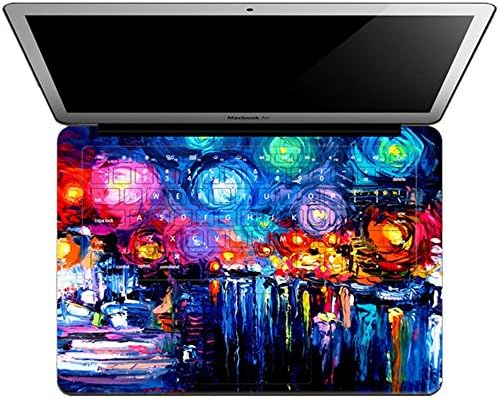 Beautiful Oil Painting Rose Macbook Pro Full Keyboard Vinyl Skin Decal Stickers for MacBook Pro 13.3" with Glossy Display,Model: A1278