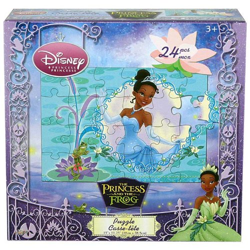 Disney The Princess and the Frog 24 Piece Puzzle (Blue Dress)