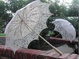 Full Lace Battenburg Lace Parasol
