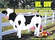Ms. Cow Wooden Candy Dispenser Funny Toy - Poops Candy!