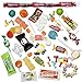 Halloween Trick or Treat Drawstring Goodie Bags Filled with an Assortment of Candies and Pouches. 