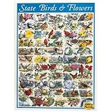 State Birds & Flowers 1000 Piece Puzzle