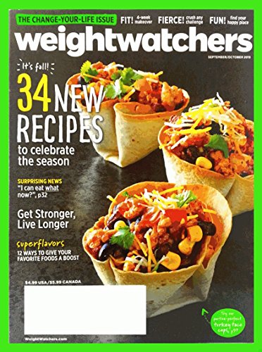 Weight Watchers Magazine September October 2015 - 34 New Recipes