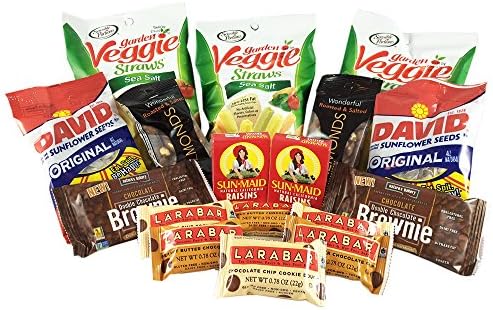 Vegan Snacks & Treats - 17 Count - Enhance Your Vegan Diet Meal Plan With Nutrition from Foods You'll Love (Vegan 17 Count)