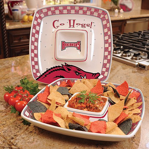 Arkansas Razorbacks Gameday Chip and Dip Set