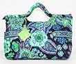 Vera Bradley Gabby Purse Bag Blue Rhapsody
