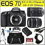 Canon EOS 7D 18 MP CMOS Digital SLR Camera w/ Canon EF-S 18-135mm f/3.5-5.6 ....