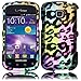 Bright Colorful Leopard Design Hard Case for Samsung Galaxy Proclaim S720C Samsung Illusion i110