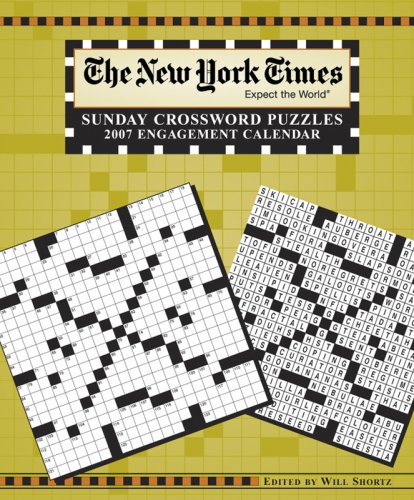 the new york times sunday crossword puzzles 2007 engagement calendar