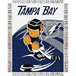 Tampa Bay Lightning NHL Triple Woven Jacquard Throw (044 Series) (36X46")"