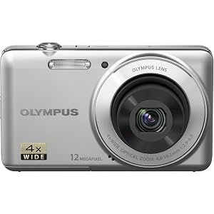 Olympus VG-11012 MP Digital Camera with 4x Wide Zoom Lens (27mm) and 2.7-Inch LCD (Silver)