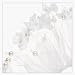 Lovely Pets - CH77100XS - Wedding Party Collar - Pearls And Bows - White - XS