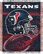 Houston Texans Spiral Series Jacquard Throw Blanket - NFL Football Fan Shop Sports Team Merchandise