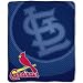 St. Louis Cardinals 50x60 Retro Royal Plush Blanket Throw