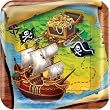 Pirate-Theme Birthday Party Luncheon Plates