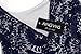Angvns Women Lady Sleeveless Lace Patchwork Party Evening Dress