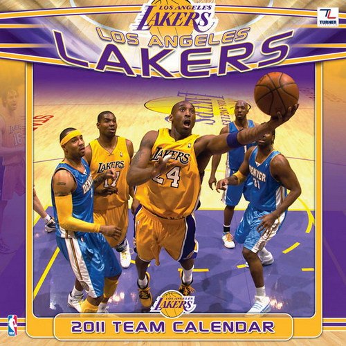 Los Angeles Lakers Standard Wall Calendar 2011