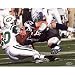 Steiner Sports NFL Drew Coleman NY Jets Tackle Vs Patriots Horizontal Autographed 8-by-10-Inch Photograph