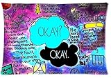 The Fault in Our Stars zip 16x24 (Twin sides) Custom Zippered Pillow Cover Cases
