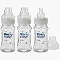Born Free: 9oz Glass Bottle w/ Level 1 Nipple - Single