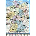 Schmidt Spiele - Deutschlandkarte, 500 Teile Puzzle