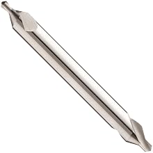 Magafor S185 6 Piece, 2 Flute, 60 Degrees Cutting Angle High-Speed Steel Uncoated (Bright) Combination Center Drill And Countersink Bit Set