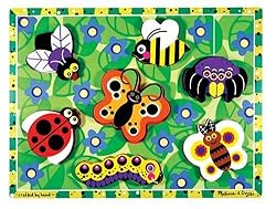 Melissa & Doug Insects Wooden Chunky Puzzle