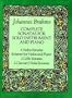 Complete Sonatas for Solo Instrument and Piano (Viola Sonatas)