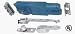C.R. LAURENCE V105H0H CRL Jackson Adjustable Spring Power 105 Degree Hold-Open Overhead Concealed Closer With H Hardware Package For One Inch Top Rail