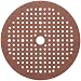 Norton A275 No-Fil Multi-Air SoftTouch NorGrip Abrasive Disc, Paper Backing, Hook-and-Loop, Aluminum Oxide