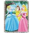 Disney Princess - Walk in the Park Triple Woven Jacquard Throw (48x60")"