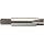 Union Butterfield 1785M High-Speed Steel Spiral Point Tap, Relieved Style, Uncoated (Bright) Finish, Round Shank with Square End, Plug Chamfer