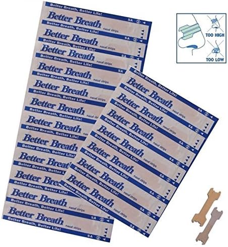 Better Breath Nasal Strips Right Aid to STOP SNORING Snore Relief Sleep Better REGULAR SIZE & LARGE SIZE (x50 Small) by CkolenT