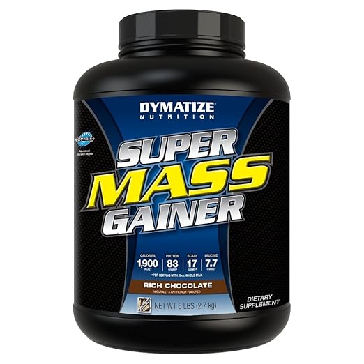 Dymatize Super Mass Gainer - 6 Lbs (Rich Chocolate)