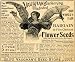 1893 Ad Vaughan Seed Store Flower Seeds Garden Angel 88 State st Horticulture - Original Print Ad