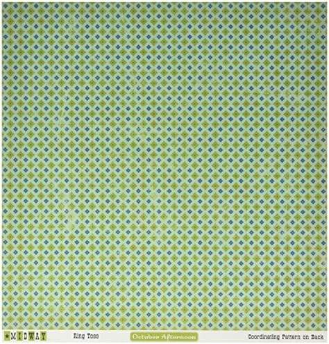 Midway Double-Sided Cardstock 12"X12"-Ring Toss 25 per pack