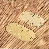 Bright Brass Butler Tray Hinges (2-1/2''L)