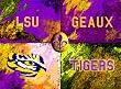 LSU Painting - Warhol LSU Logo