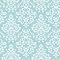 Delicate Document Damask - Powder Blue (20.5")